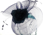 Load image into Gallery viewer, Pleated Crin Fascinator SG445
