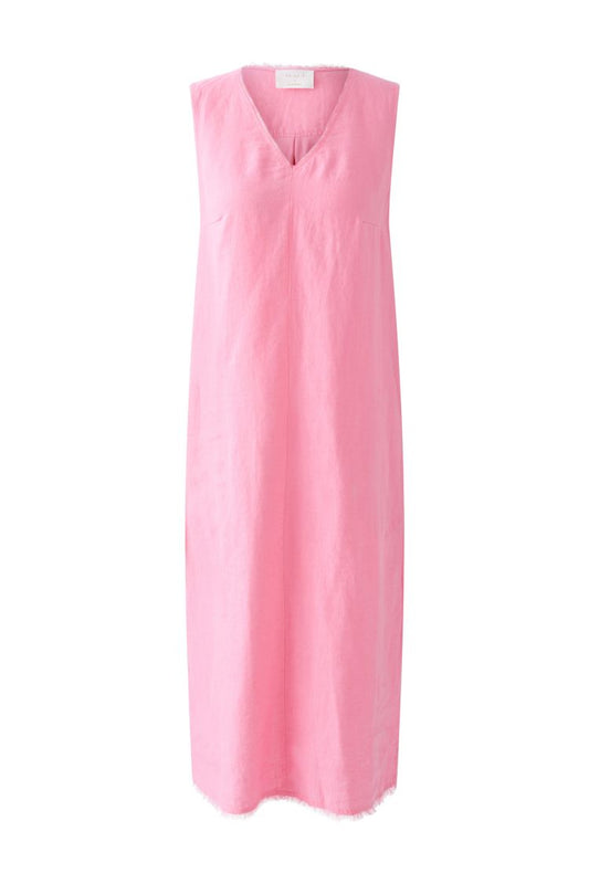 Wild Orchid Pink Pure Linen Dress