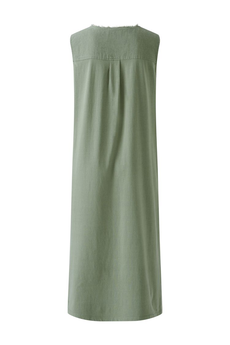 Green Moss Pure Linen Dress