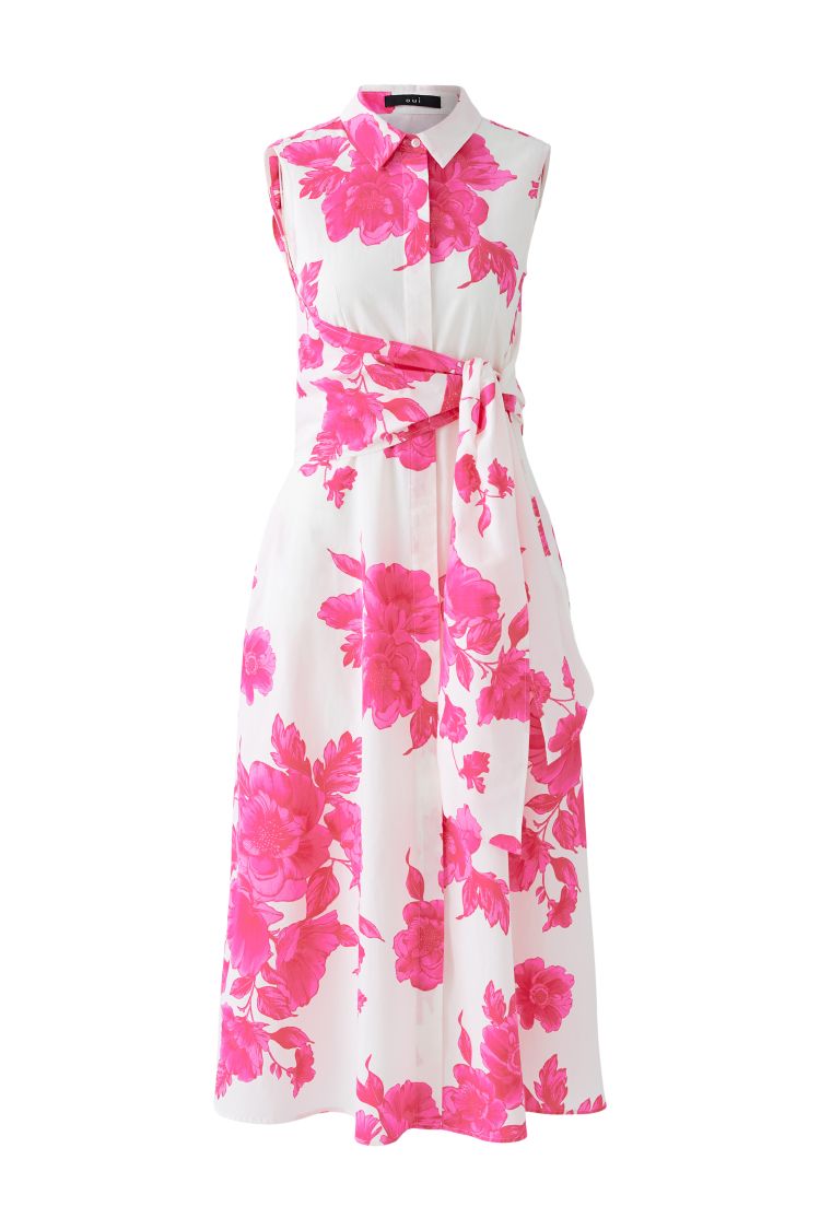 Oui Cotton Midi Dress in Dolce Vita Print 92854