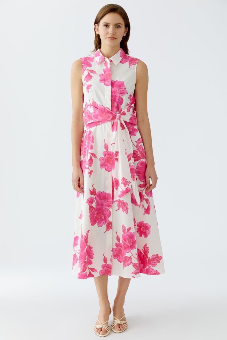Oui Cotton Midi Dress in Dolce Vita Print 92854