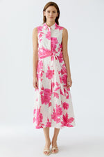 Load image into Gallery viewer, Cotton Midi Dress in Dolce Vita Print 92854
