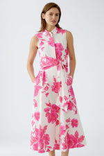 Load image into Gallery viewer, Cotton Midi Dress in Dolce Vita Print 92854
