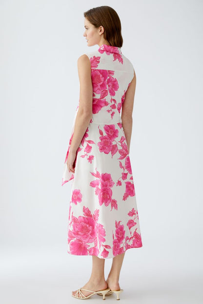 Oui Cotton Midi Dress in Dolce Vita Print 92854