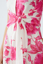 Load image into Gallery viewer, Cotton Midi Dress in Dolce Vita Print 92854
