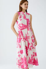 Load image into Gallery viewer, Cotton Midi Dress in Dolce Vita Print 92854
