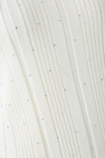 Load image into Gallery viewer, Shimmering Ribbed-Knit Long-Sleeve Top 92972
