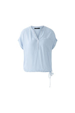 Load image into Gallery viewer, Chic V-Neck Blouse with drawstring 92989
