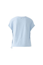 Load image into Gallery viewer, Chic V-Neck Blouse with drawstring 92989
