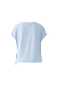 Chic V-Neck Blouse with drawstring 92989