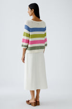 Load image into Gallery viewer, Vibrant Striped Knitted Jumper 93522
