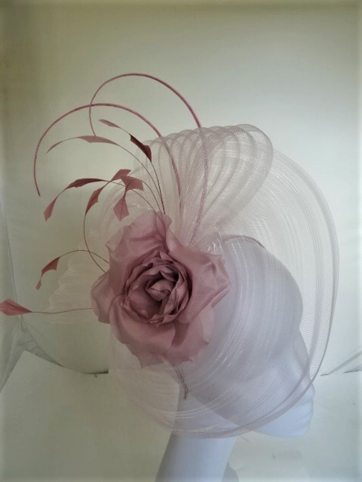 Pleated Crin Fascinator SG445