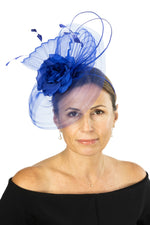 Load image into Gallery viewer, Pleated Crin Fascinator SG445
