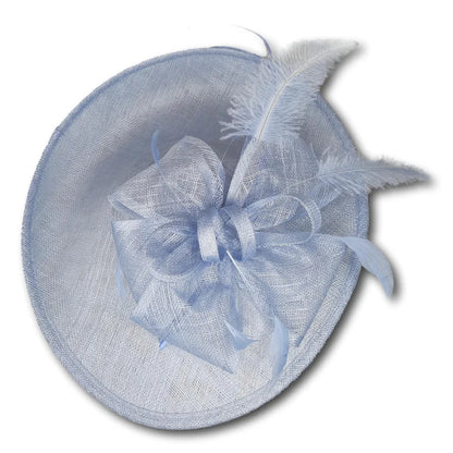 Sinamay Hatinator with Bow and Quill available in Gold