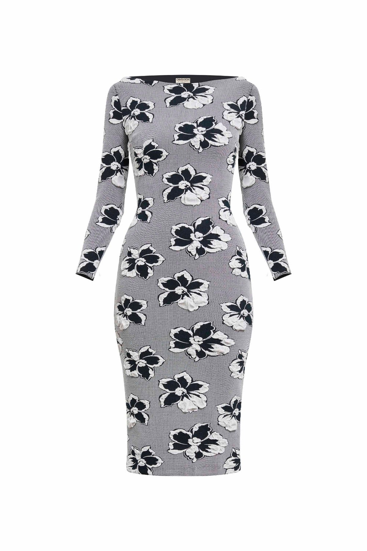 3D Basella Floral Sheath Dress
