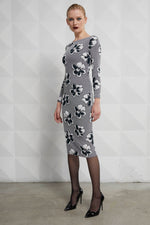 Load image into Gallery viewer, 3D Basella Floral Sheath Dress

