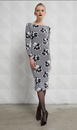 Load image into Gallery viewer, 3D Basella Floral Sheath Dress
