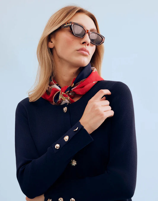 Leo & Ugo Andy Cardigan with Jewel Buttons