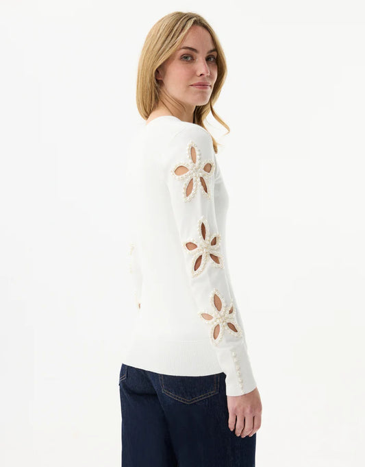 Leo & Ugo Nina Floral pearl Jumper Lucindas