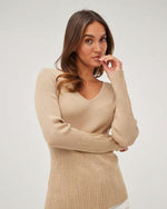 Load image into Gallery viewer, Beige Suzanne Sequins Jumper AW411

