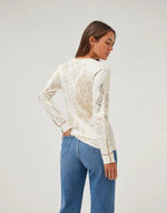 Load image into Gallery viewer, Mareva Gold Foil Print Jumper
