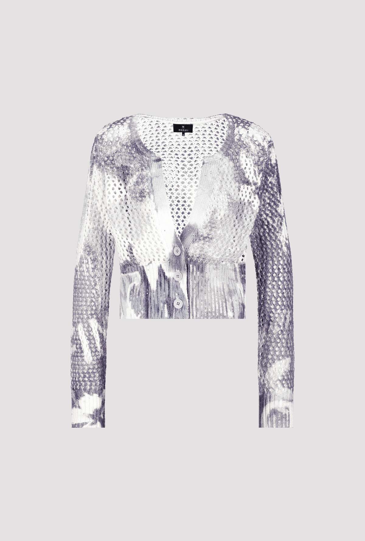 Ajour Pattern Sparkling Cardigan 408329