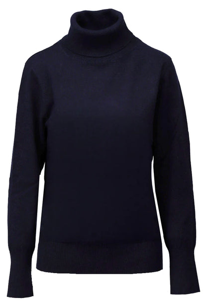 Roll Neck Cashmere Blend Jumper