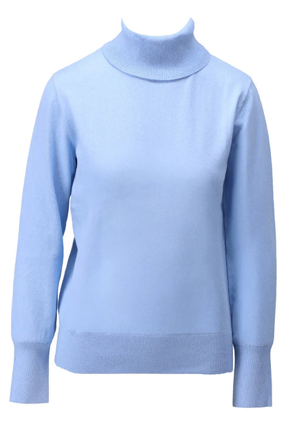 Roll Neck Cashmere Blend Jumper