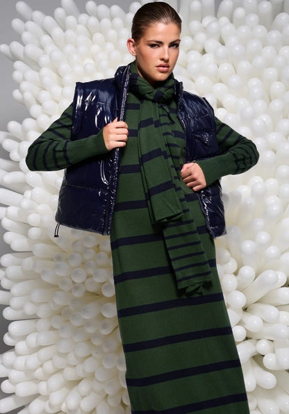 Lacquered Gilet with Thermal Lining