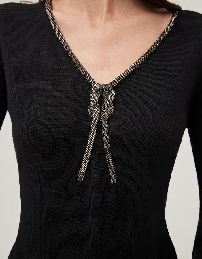 Jenna Bow Embellish Jumper BW502