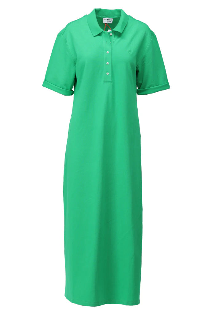 Kelly Green Maxi Polo Dress