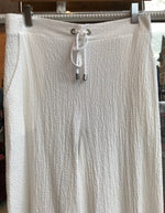 Load image into Gallery viewer, Seersucker Wide Leg Pull-On Trousers 251293
