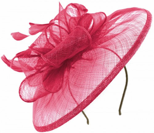 Sinamay Disc Fascinator