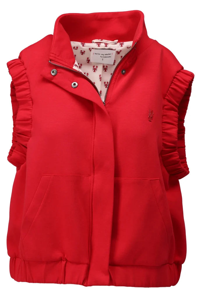 Red Statement Gilet