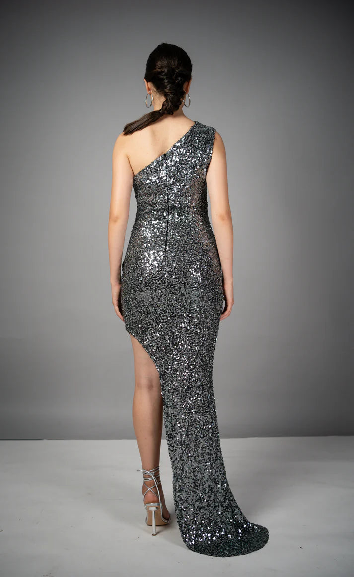 Mimi Mermaid Gunmetal Dress
