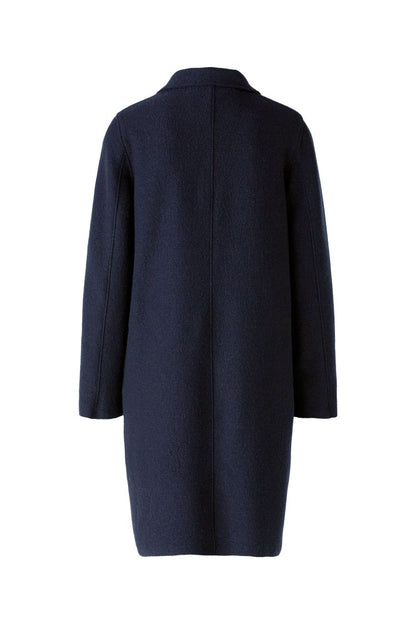 Classic Wool Coat in Dark Blue 5742