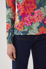 Load image into Gallery viewer, Vibrant Floral V Neck Print Jumper DW112
