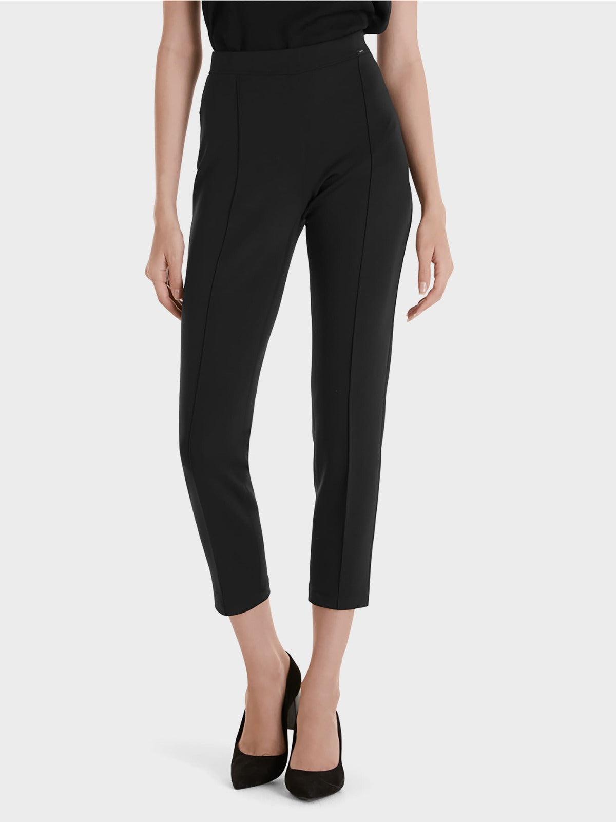 Tapered Stretch Jersey Trousers