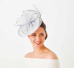 Load image into Gallery viewer, Sinamay Saucer Fascinator F9328

