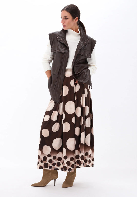 Maxi Retina Polka Dot Skirt