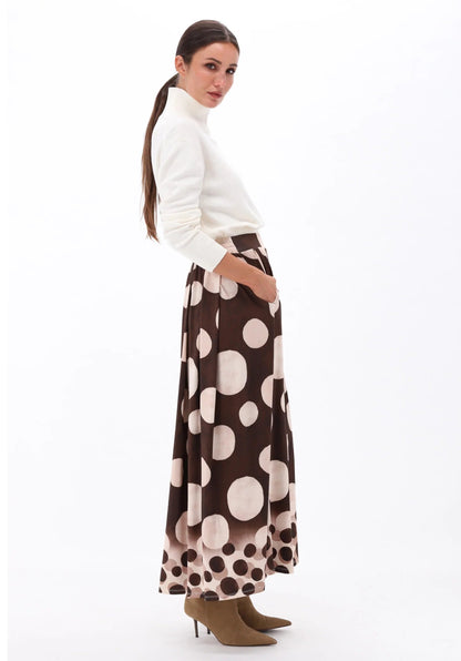 Maxi Retina Polka Dot Skirt