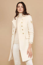 Load image into Gallery viewer, Military Wool Blend Coat
