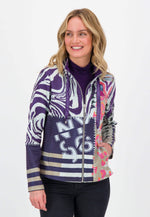 Load image into Gallery viewer, Eye Catching Dark Violet Jacket J3432
