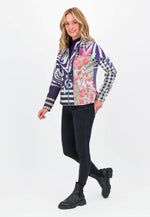 Load image into Gallery viewer, Eye Catching Dark Violet Jacket J3432
