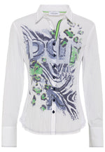 Load image into Gallery viewer, Blue Mood Print Shirt J3584
