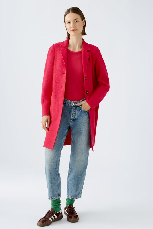 Classic Wool Coat in Jazzy Pink (3746)