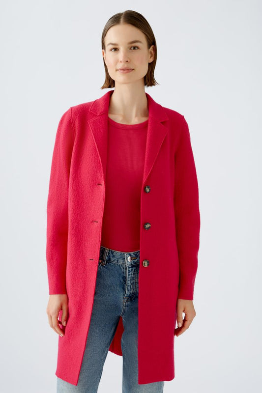 Classic Wool Coat in Jazzy Pink (3746)
