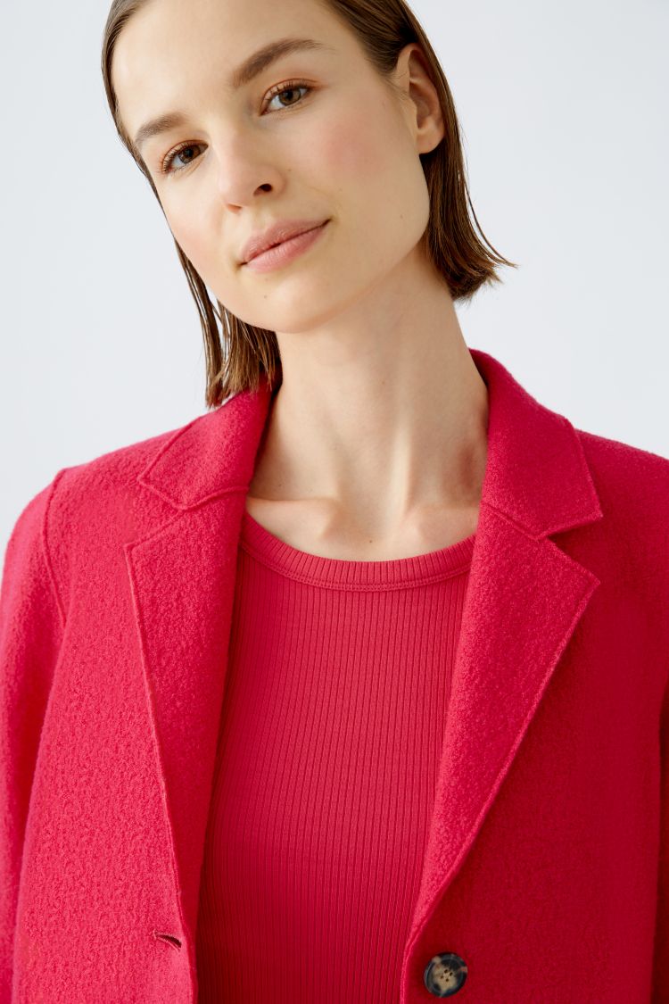Classic Wool Coat in Jazzy Pink (3746)