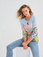 Load image into Gallery viewer, Impressionist Printed Top 25731
