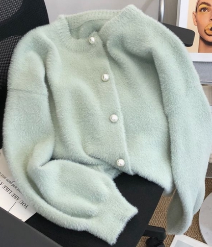 Pearl Button Cloud Cardigan